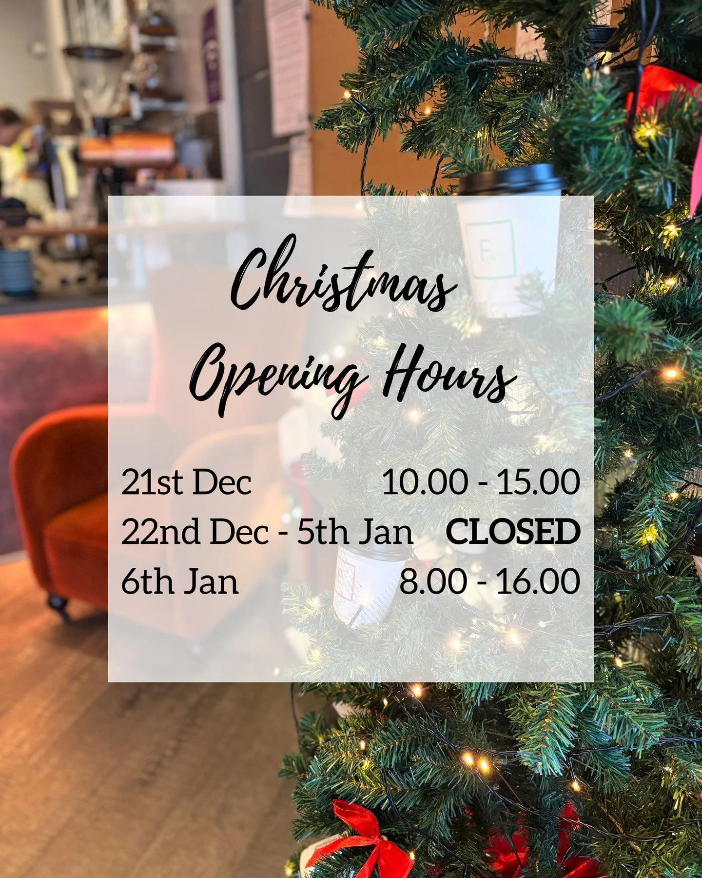 Christmas Break 🎄 🎁 🎄 ||
We will be closing for two weeks over the Christmas Holidays so we can recharge and be ready to serve all you lovely people in 2026 again! 😊
&bull;
Make sure to get your coffee fix and stock up on beans before we close af