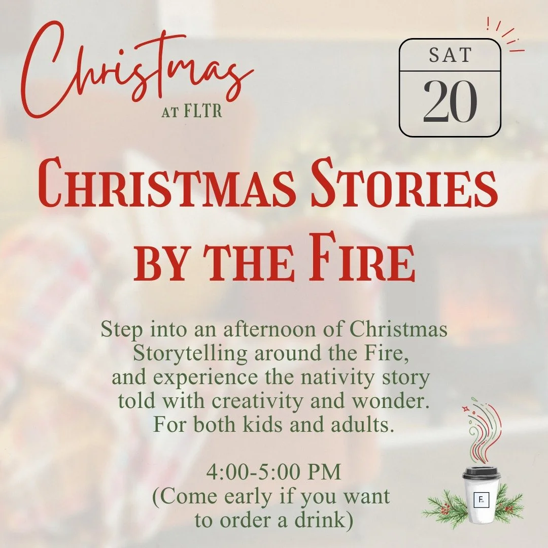 ☕🔥 Fireside Chat This Saturday!

Join us this Saturday from 4-5 PM as we gather around, get cozy, and share our favourite Christmas stories together.

Whether it's a treasured family tradition, a hilarious holiday mishap, or a moment that reminded y