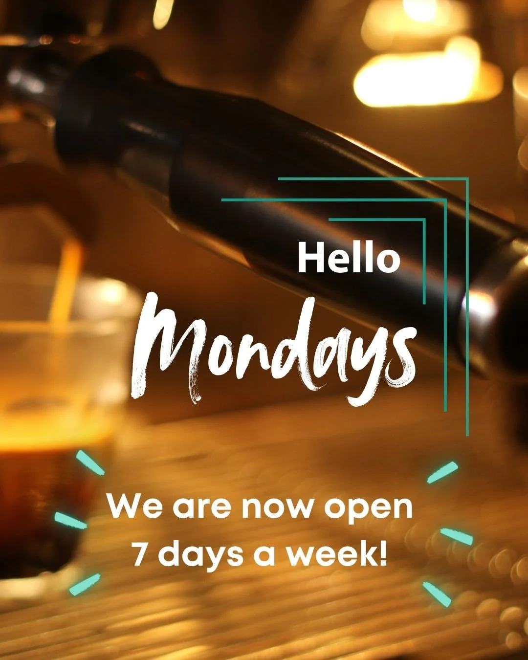 Starting the 𝟵𝘁𝗵 𝗠𝗮𝗿𝗰𝗵 we will be 𝗼𝗽𝗲𝗻 𝗠𝗼𝗻𝗱𝗮𝘆𝘀 as well!
That means you can get a FLTR coffee 7 days a week - YASS! ☕️ 🎉