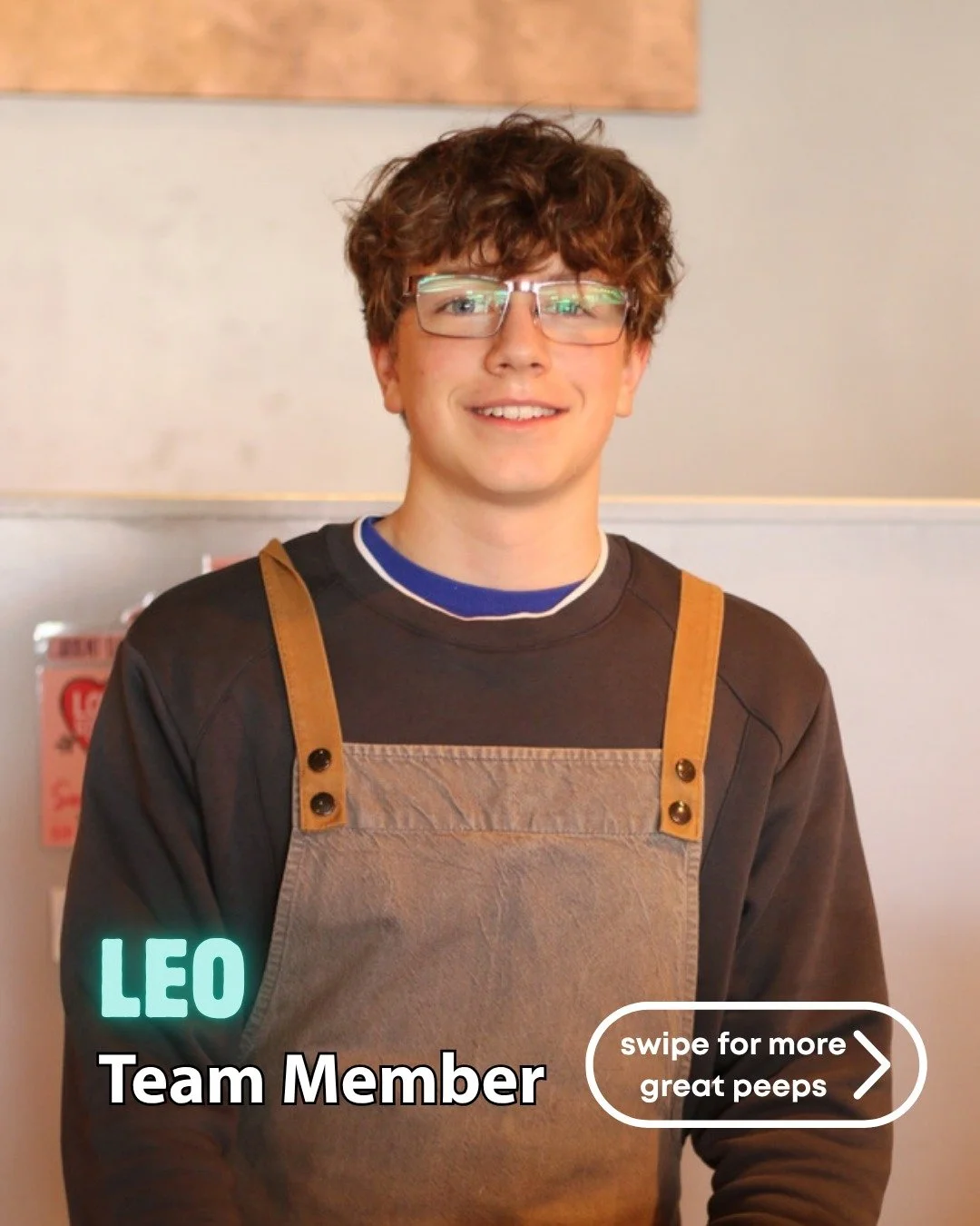 Meet the Team ||
We have the privilege of working with quite a few great teenagers!
The next Wednesdays we'll introduce you to them all!

Make sure to say Hi next time you&rsquo;re in! 👋