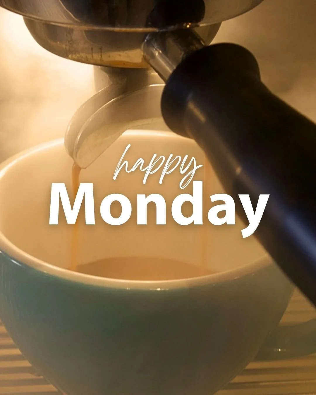 Coffee in hand, ready for the week ahead ☕️ 🤍