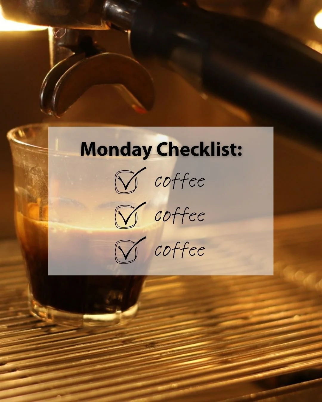 Monday Checklist ☕️ ✅️