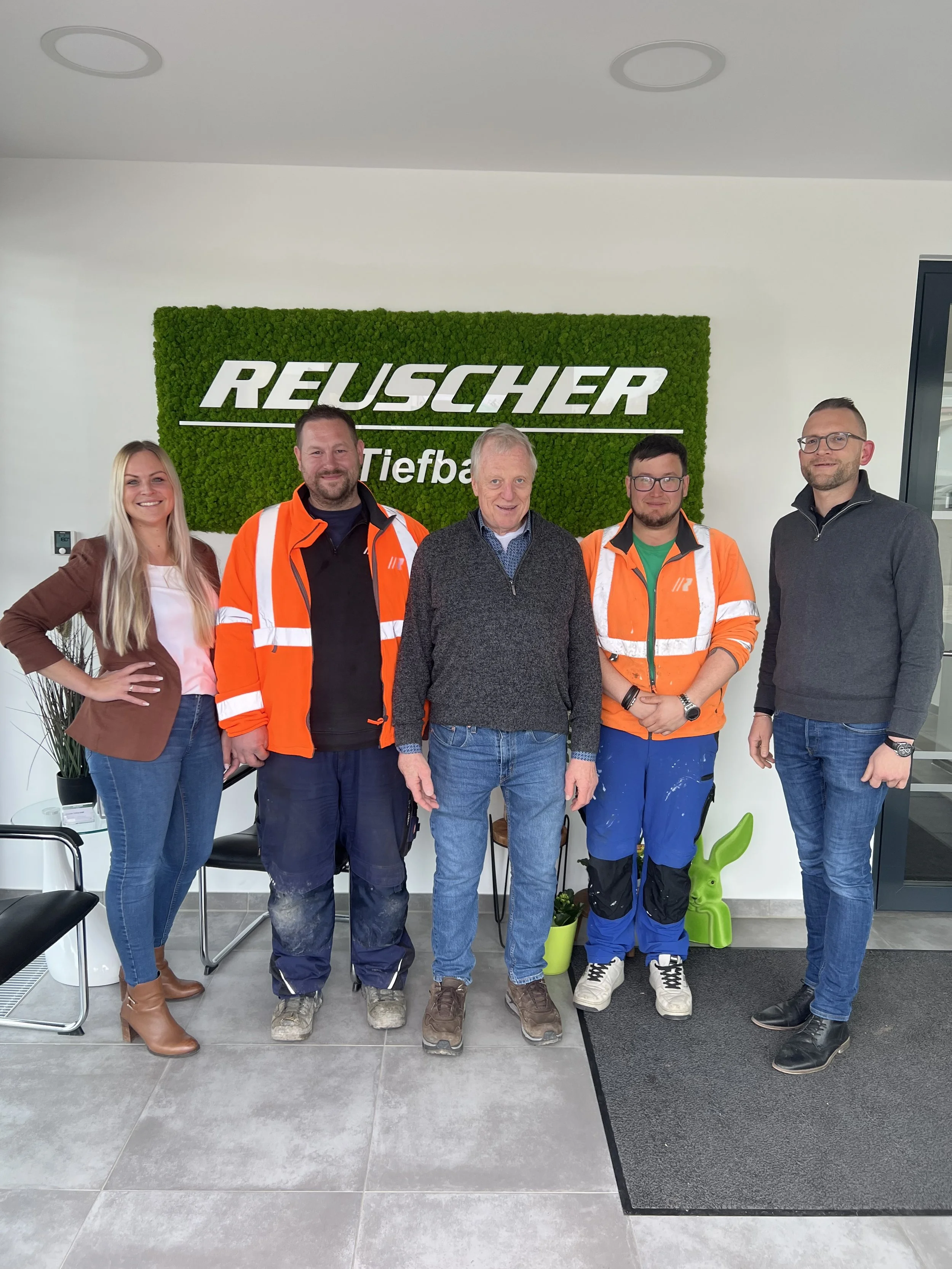 Erfolgreiche Weiterbildung bei Reuscher Tiefbau