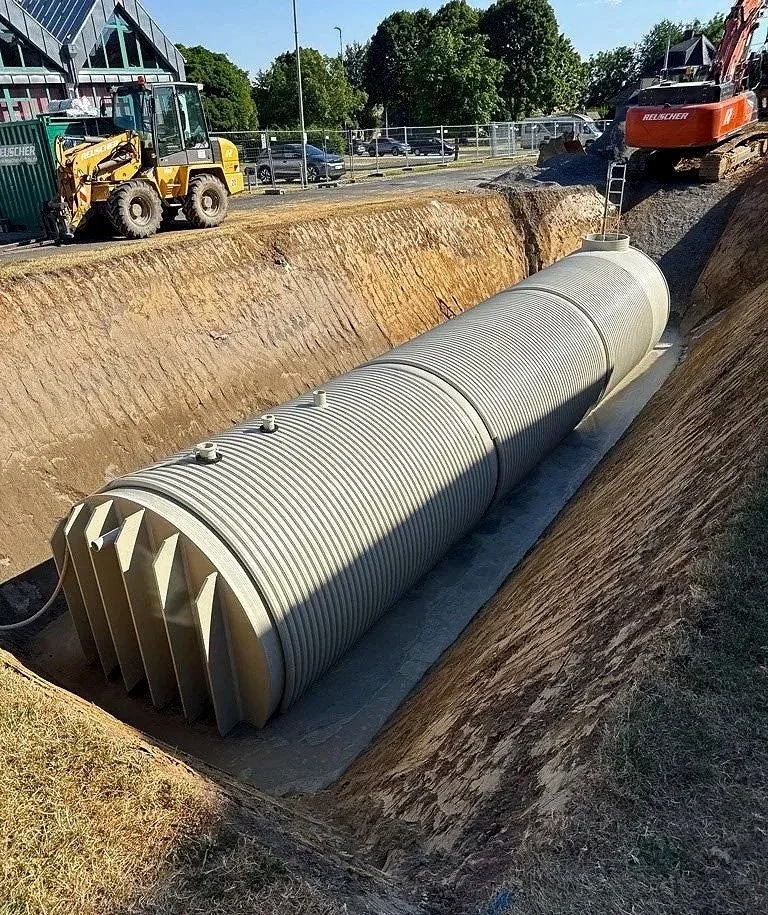 Neue Löschwasserzisterne für Steinbach
