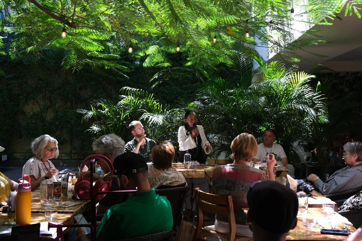 Great to see 35+ people join us for my panel discussion &lsquo;Death &amp; Psychedelics&rsquo; following d&iacute;a de los muertos with @ayannamojica at Oaxaca Psysalon. Excited for the community we are fostering and the incredible people coming out 