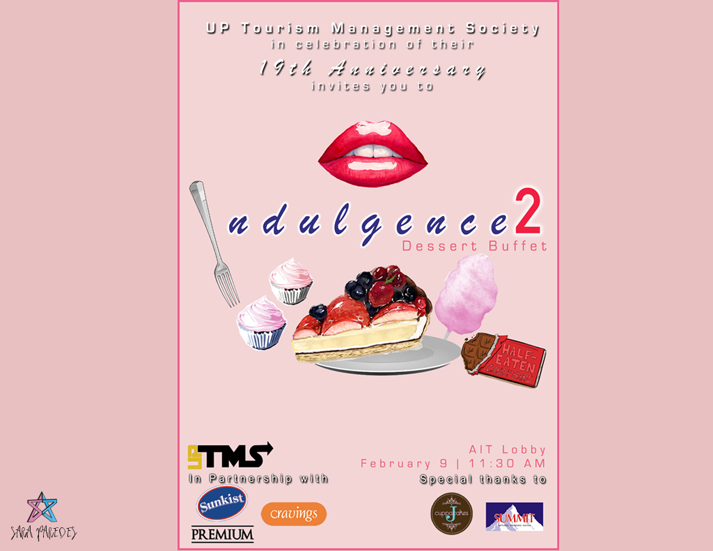 Indulgence 2 Dessert Buffet Poster
