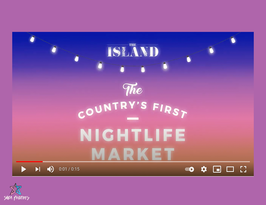 The Island Cinema Wall Advertisement