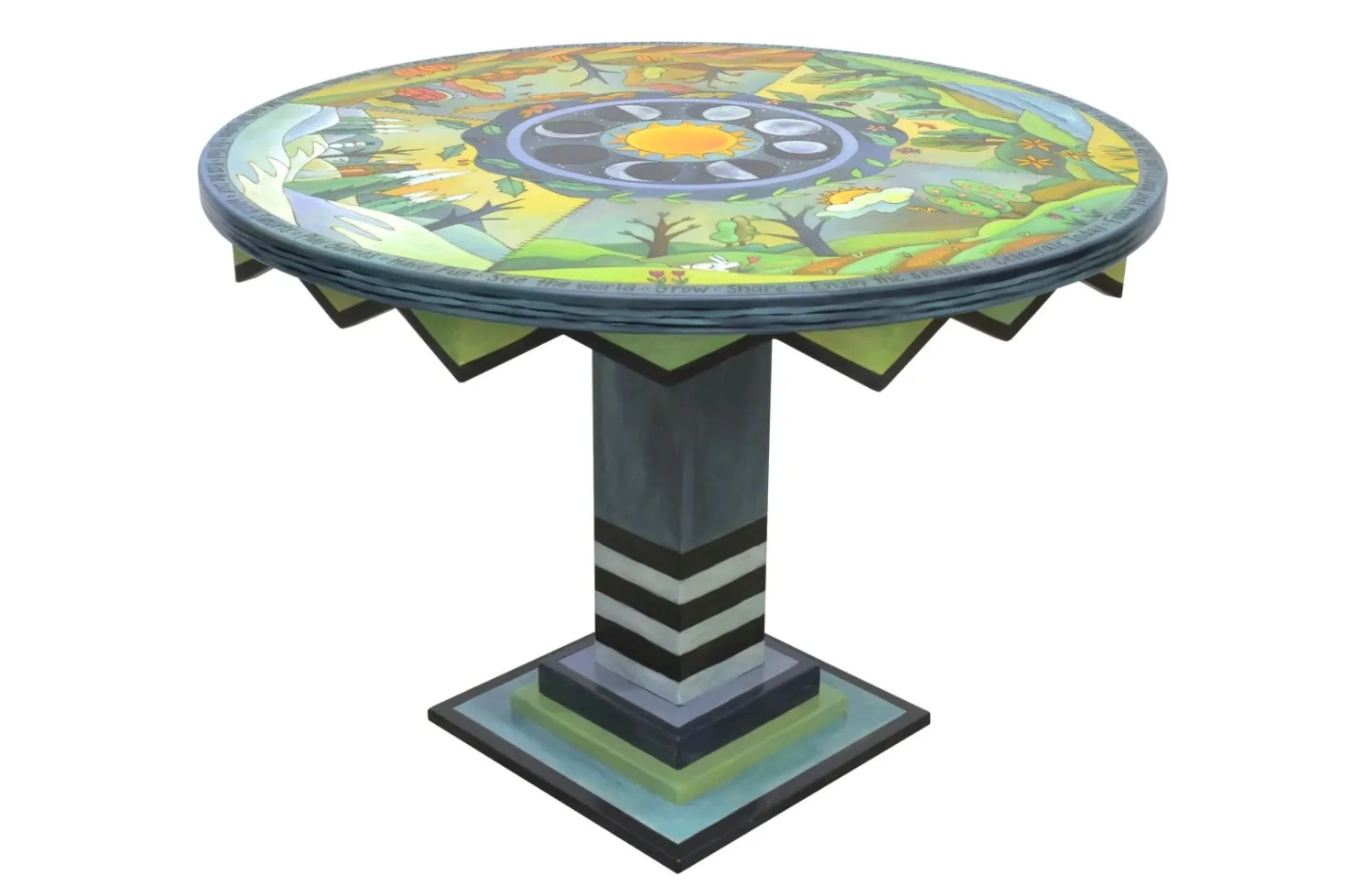 Sticks Round Dining Table — ArtCraft