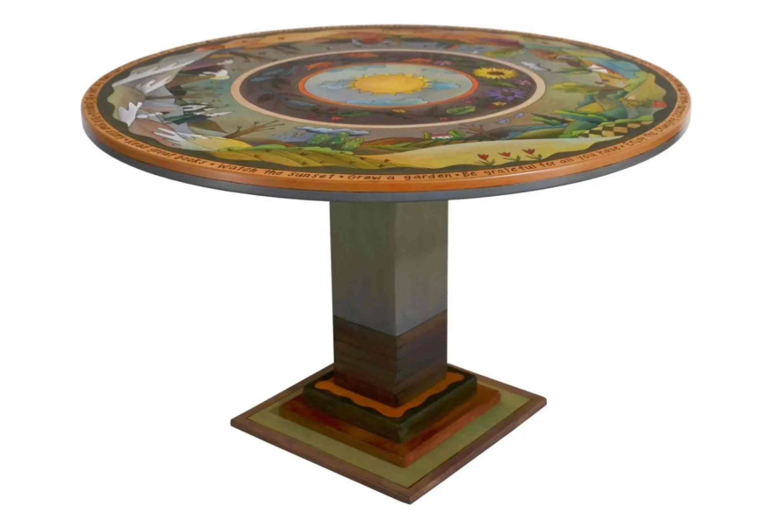 Sticks Round Dining Table 