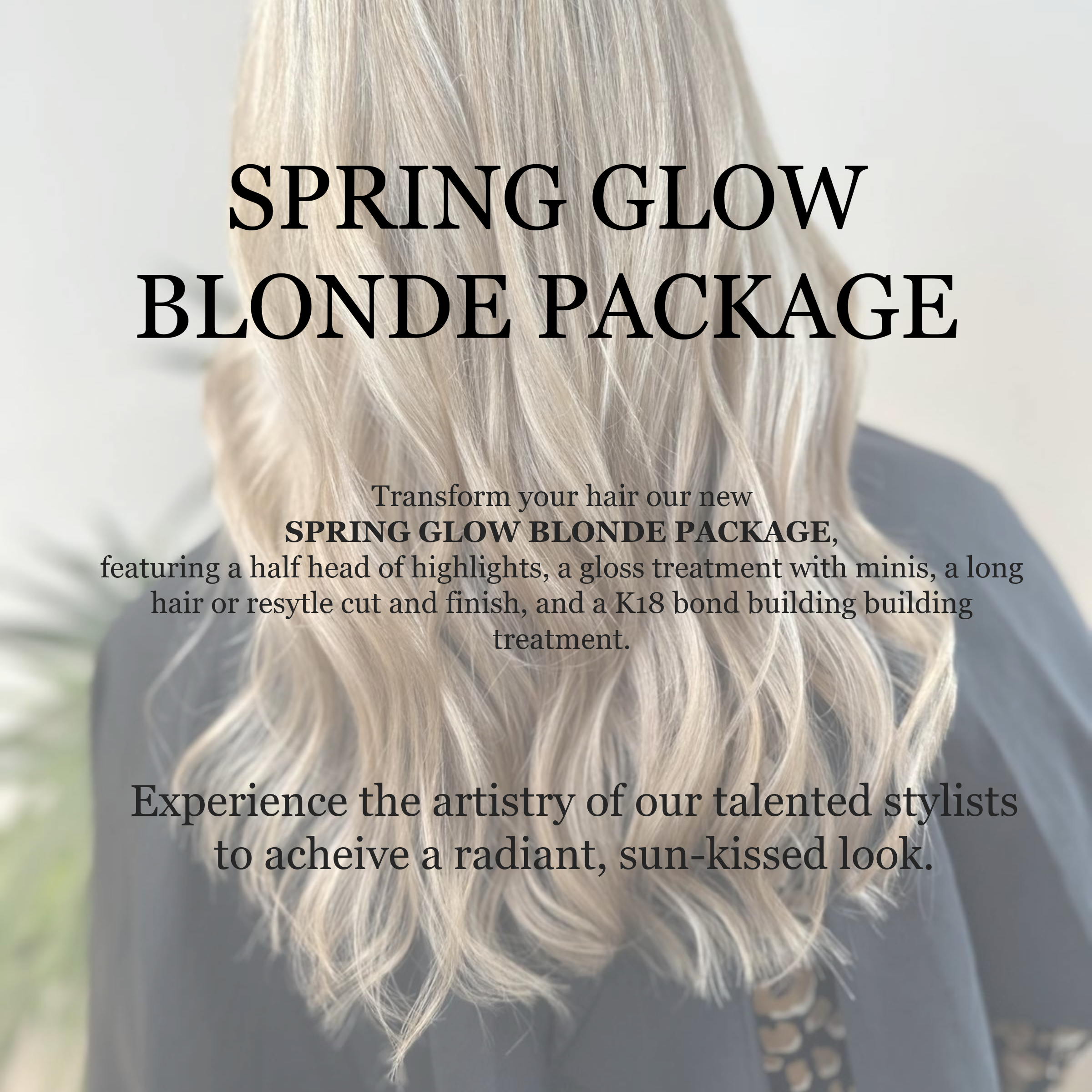 Luxury Blonde Spring Package