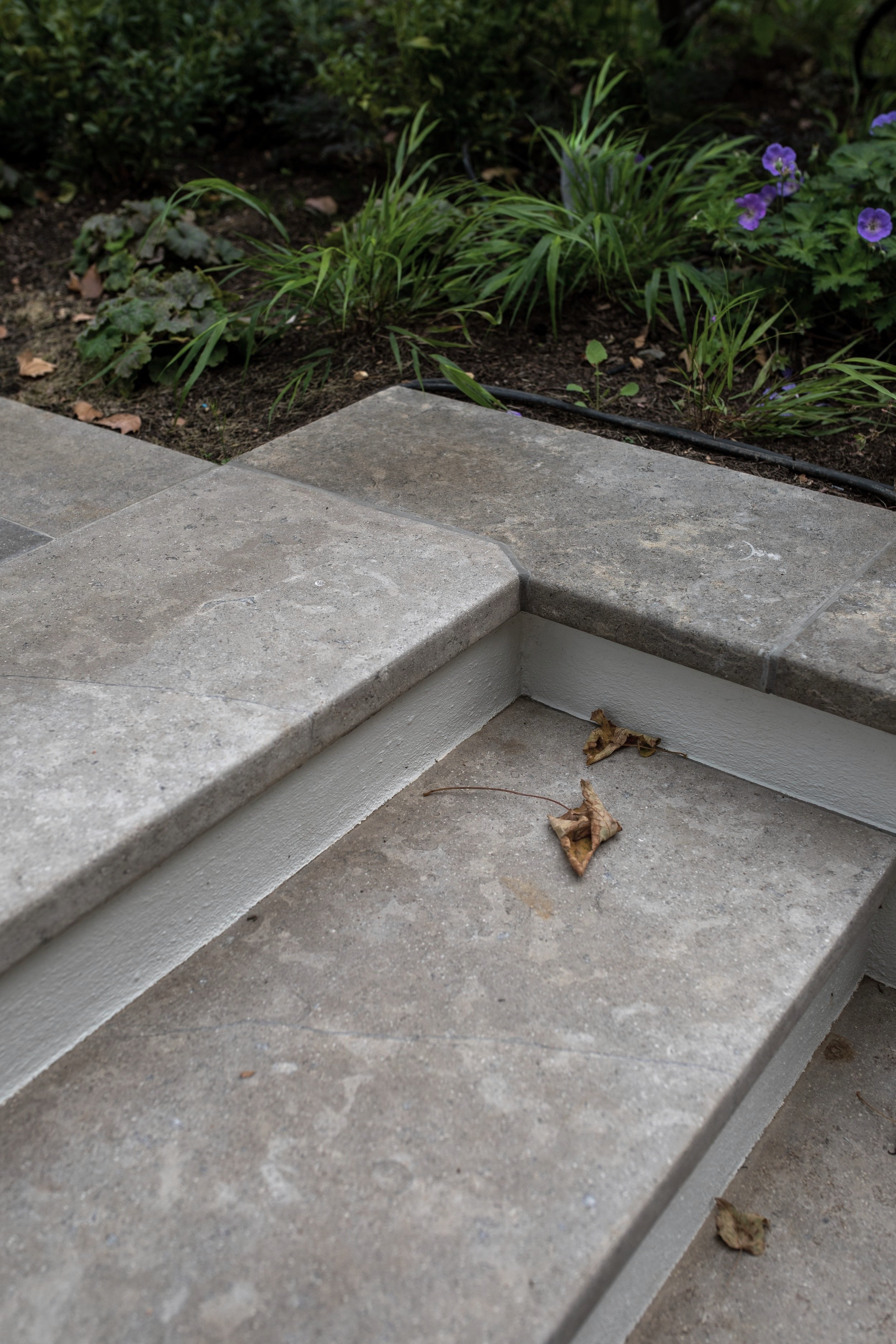 Warm Grey Limestone Paving Slabs - Sofia Grey Washed