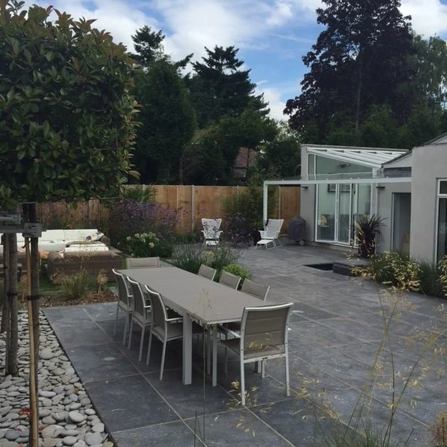 Glenbeigh Worn Limestone Paving - Irish Blue Limestone