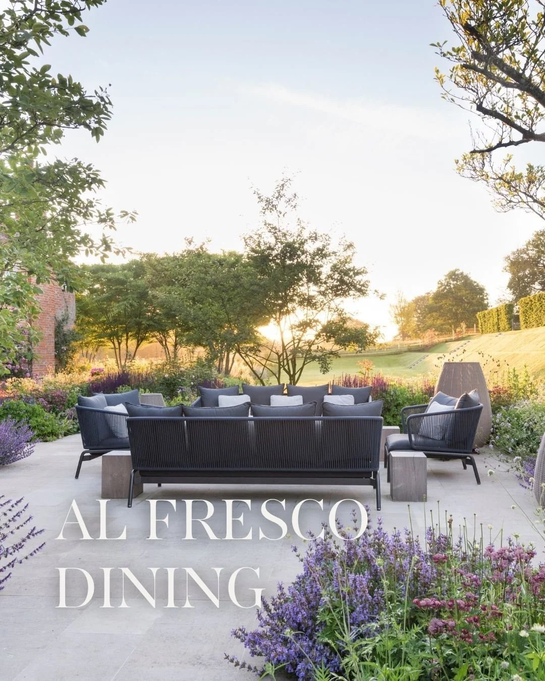 With summer fast approaching and the weather getting warmer, this is the best time of the year to share some outdoor dining inspiration.

From relaxed lunches in the sunshine to long golden hour dinners, these elegant spaces are designed to bring peo