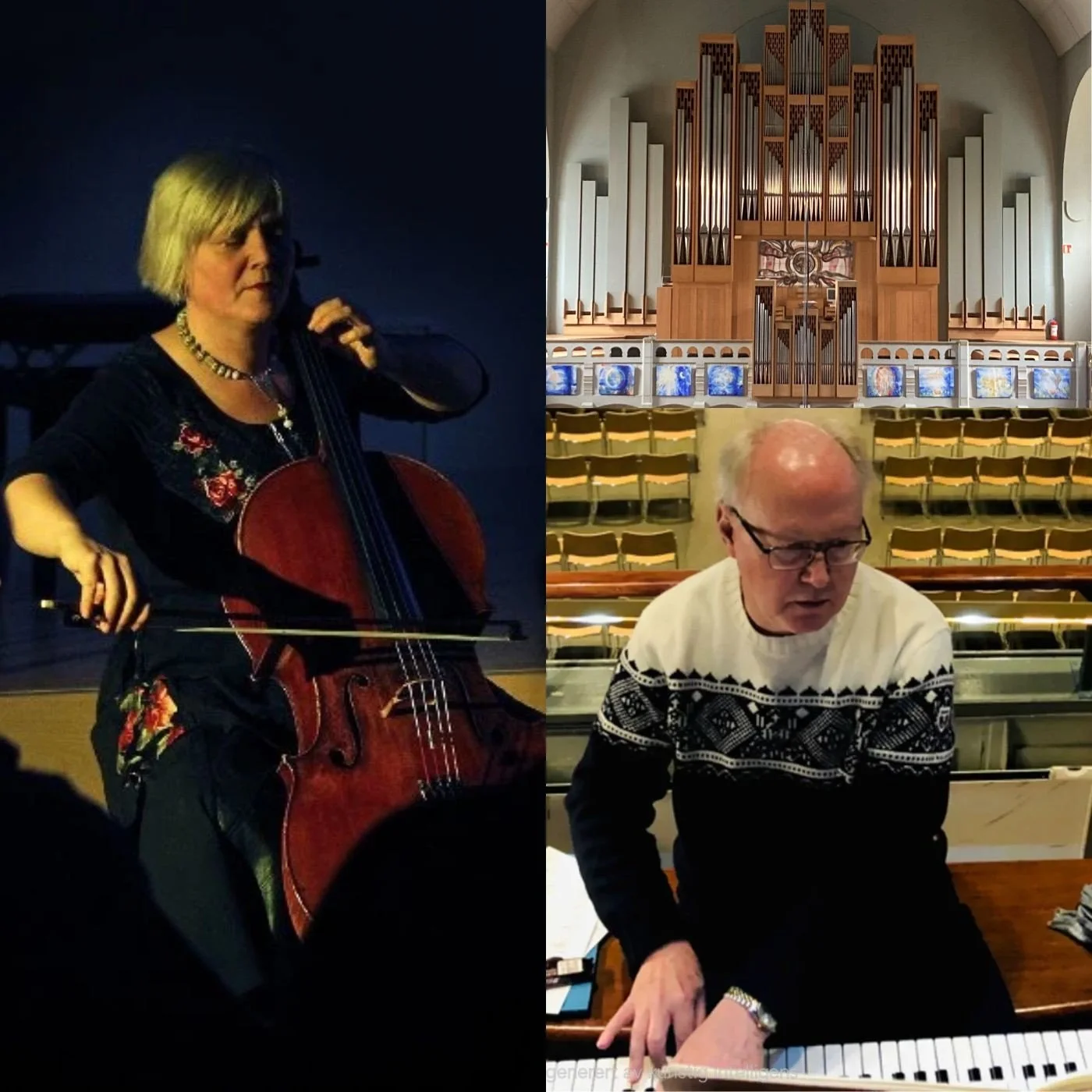 Orgelmatiné med kunst og klokkespill 