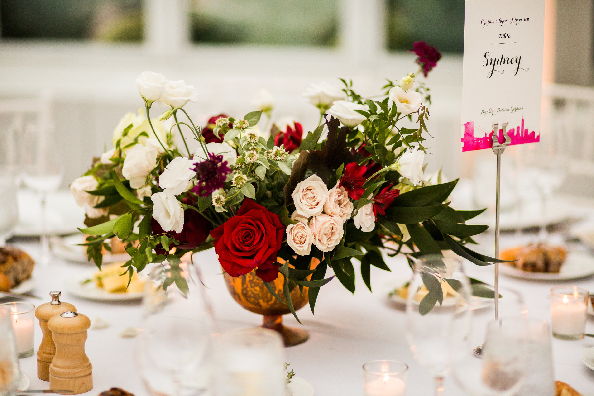 Brooklyn Botanical Gardens Wedding. From Parris With Love Photography. 