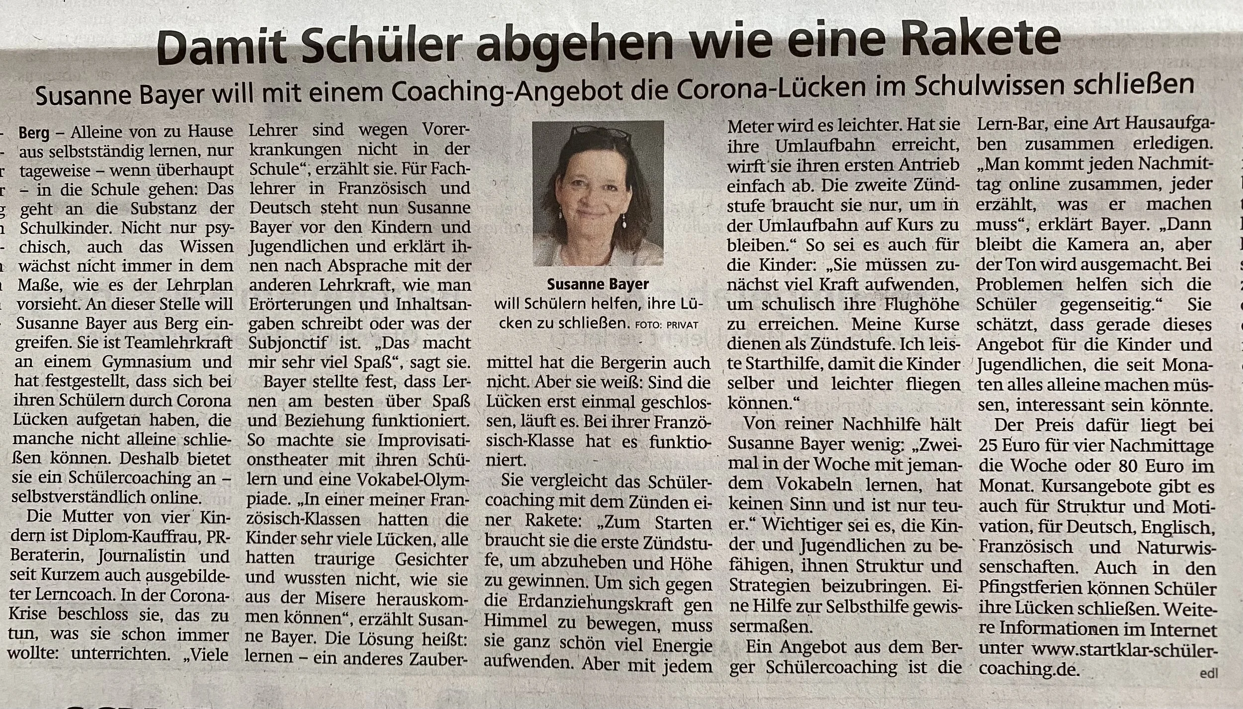 Neulich im Starnberger Merkur …