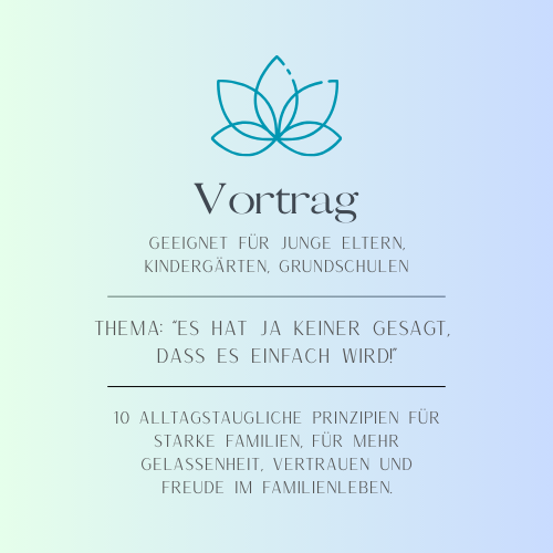 Vortrag für Kindergärten und Grundschulen