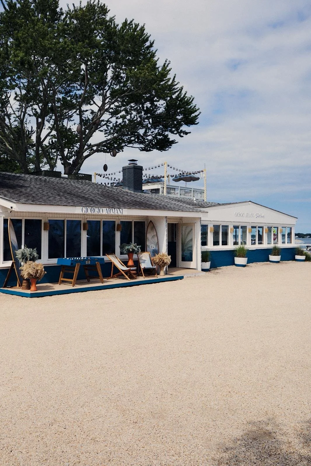 Giorgio Armani at Sunset Beach | Shelter Island  | 2025
