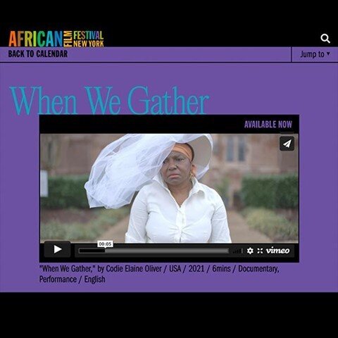 We are so excited that @africanfilmfest is screening #WhenWeGather in honor of Women's History Month!⠀
⠀
Visit their website (link in bio) to watch not just the film, but also the accompanying behind-the-scenes special, When We Gather: Together, and 
