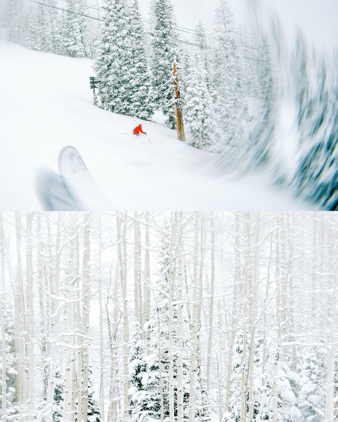 I knew I&rsquo;d bring some of that cold and snowy weather back with me to Colorado 😉❄️

#aspensnowmass #snowmass #powday