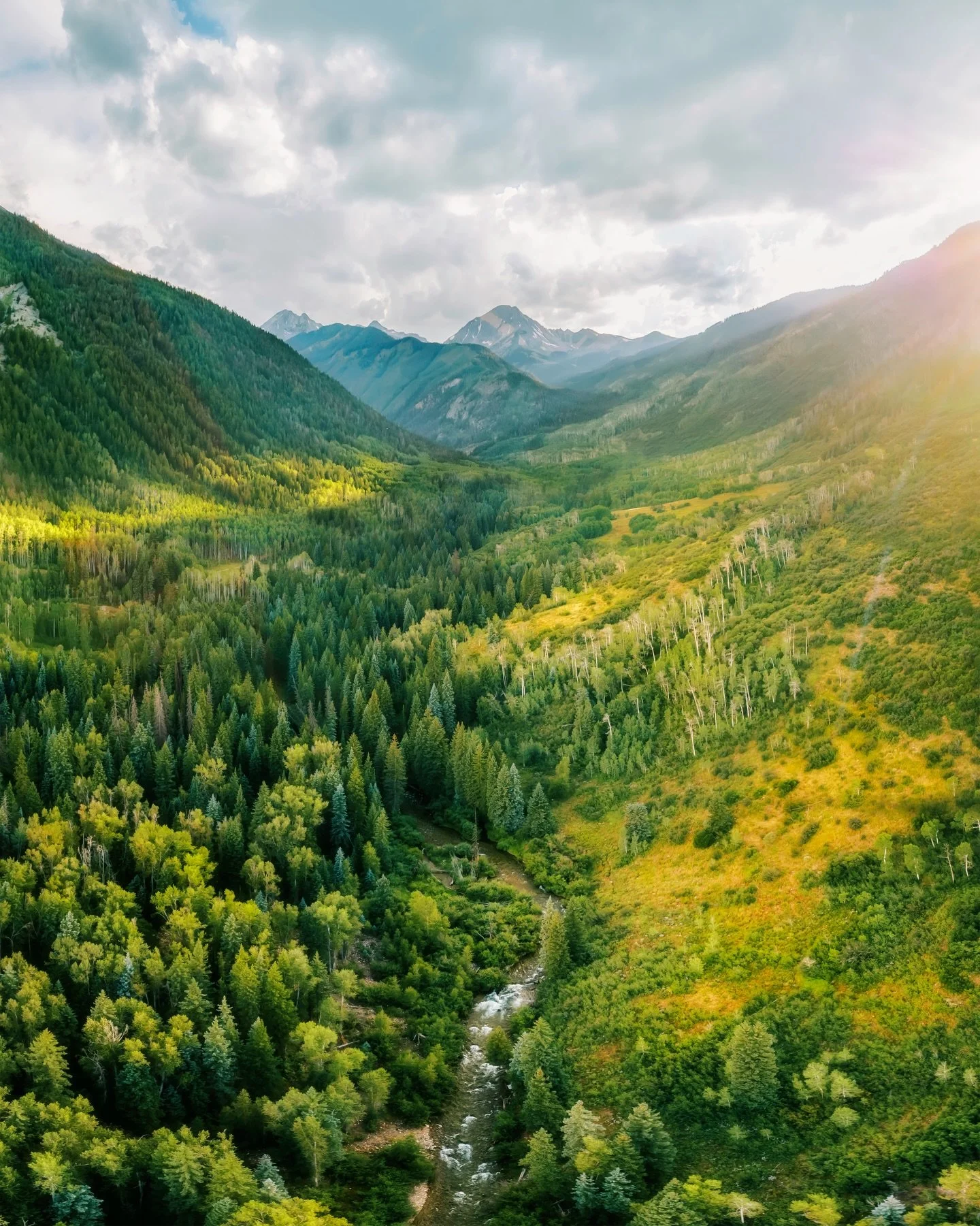 The headwaters of Snowmass Creek lie just west of the Maroon Bells, in a high alpine cirque fed by snowmelt. In addition to supporting wildlife and irrigating pastures, Snowmass Creek serves as a water source for the village in instances when summers