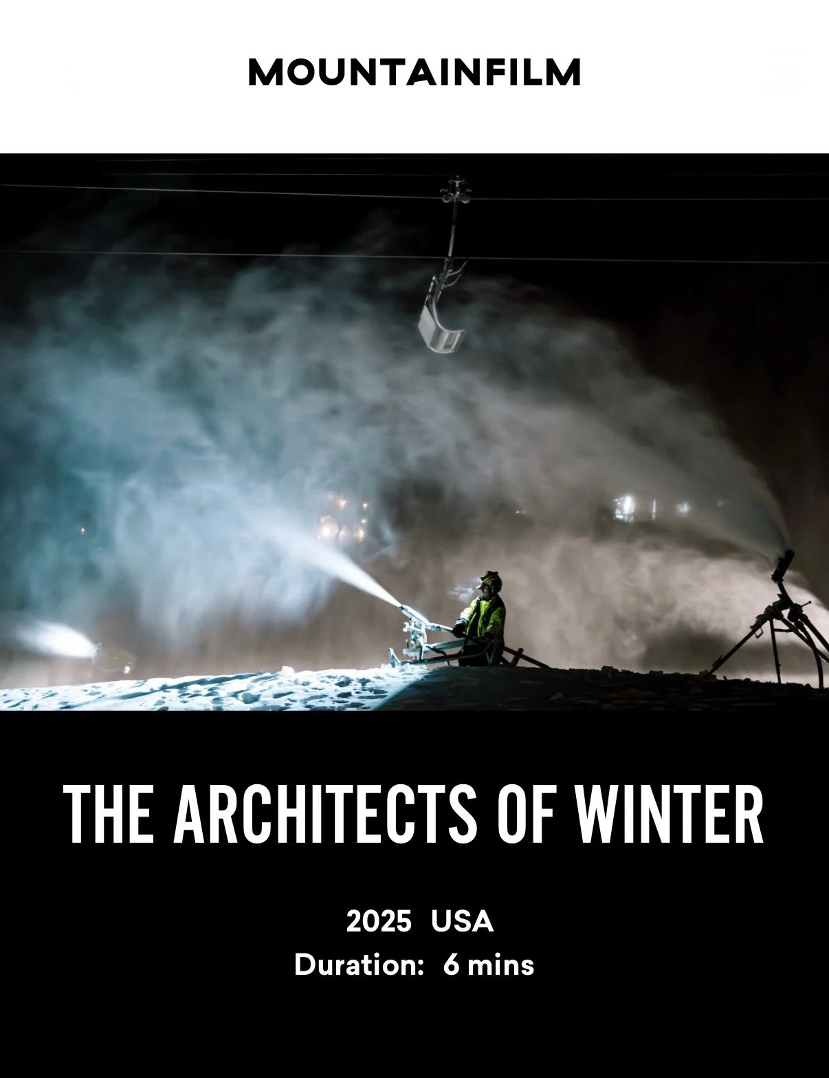 Beyond excited to share that The Architects of Winter is headed to @mountainfilm ! Stoked to have this film I made in one day (thanks for the push @theartofdocumentary ) screening at this renowned adventure film festival! See you in a few weeks Tellu