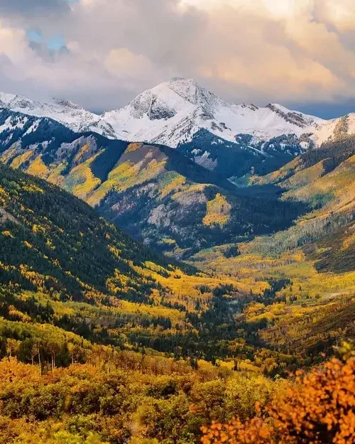 Autumn Blaze Beneath Mt. Daly