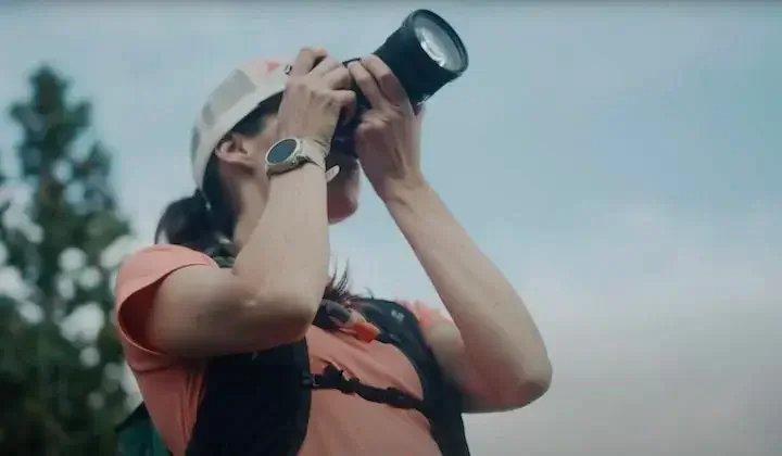Tamara Susa taking photos in Aspen shot by Spencer Miller