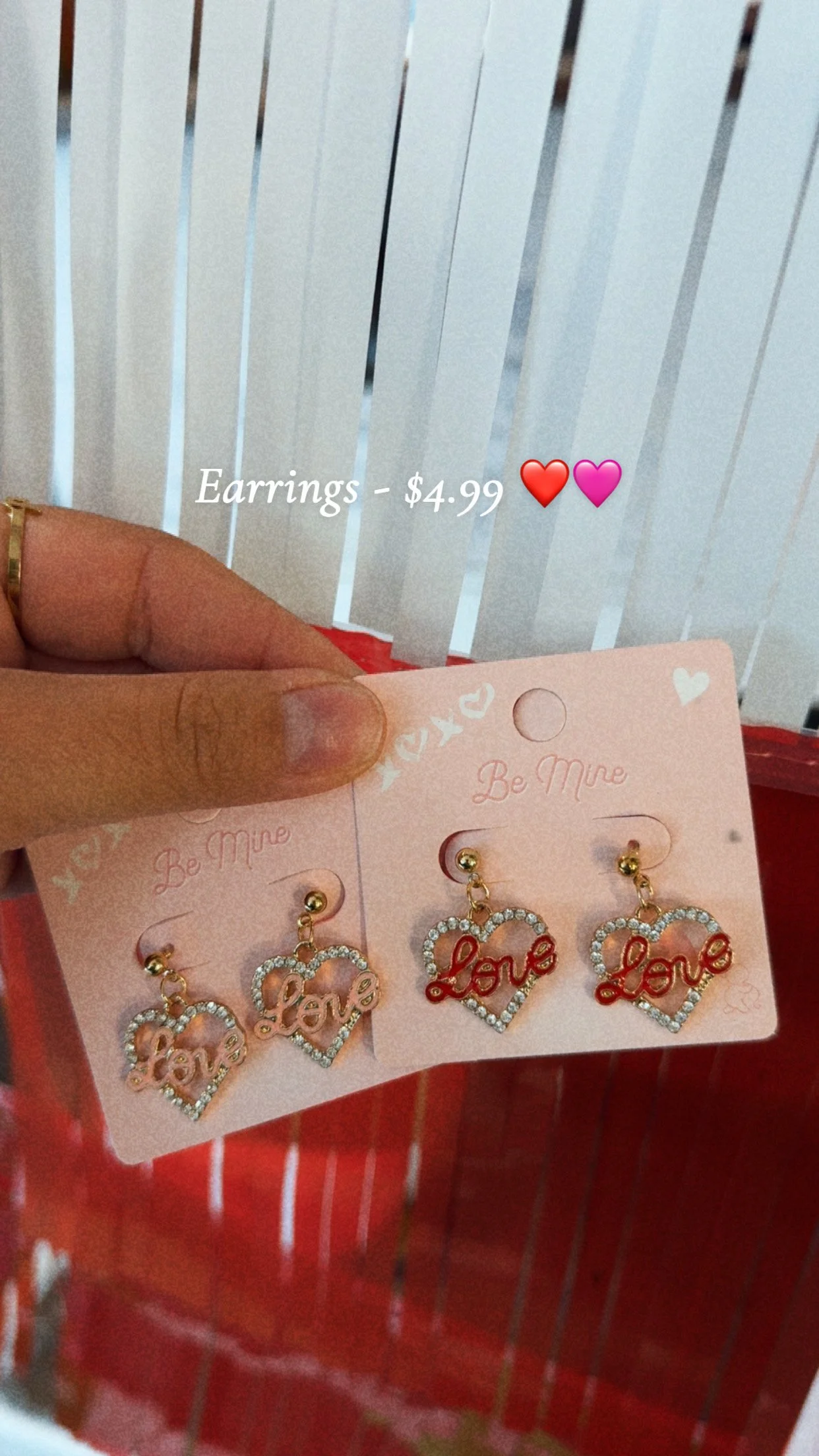 "Love" Earrings