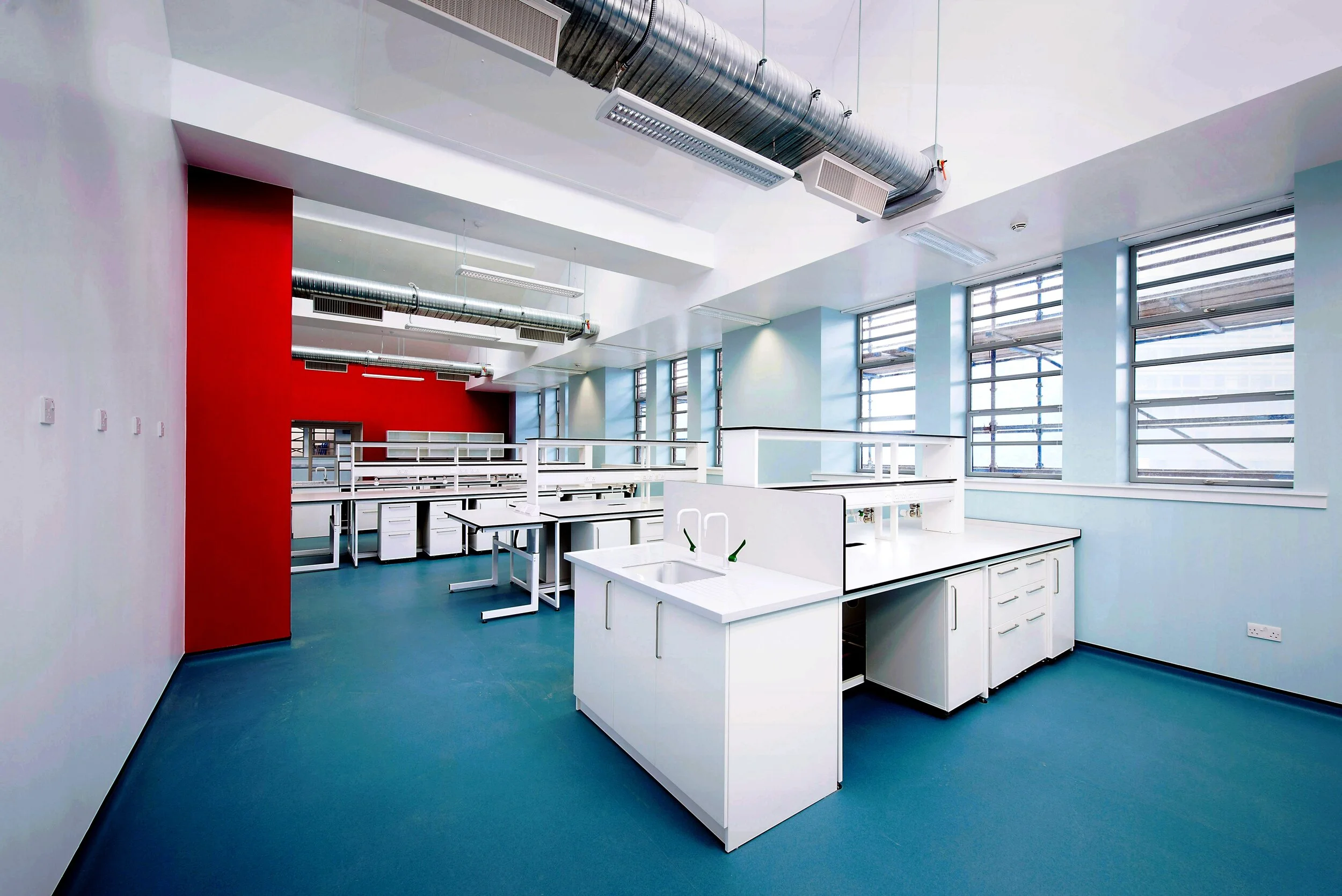 University storage and work spaces