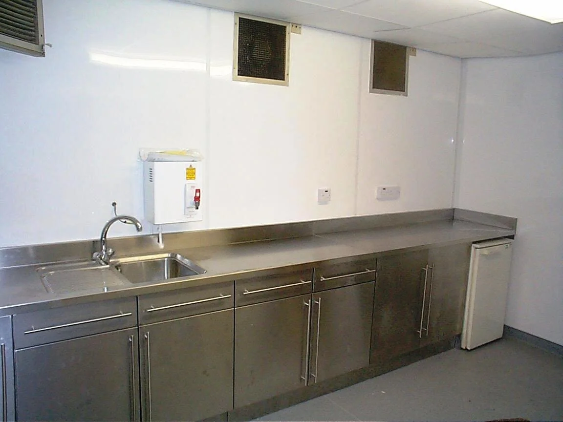 Stainless steel catering units