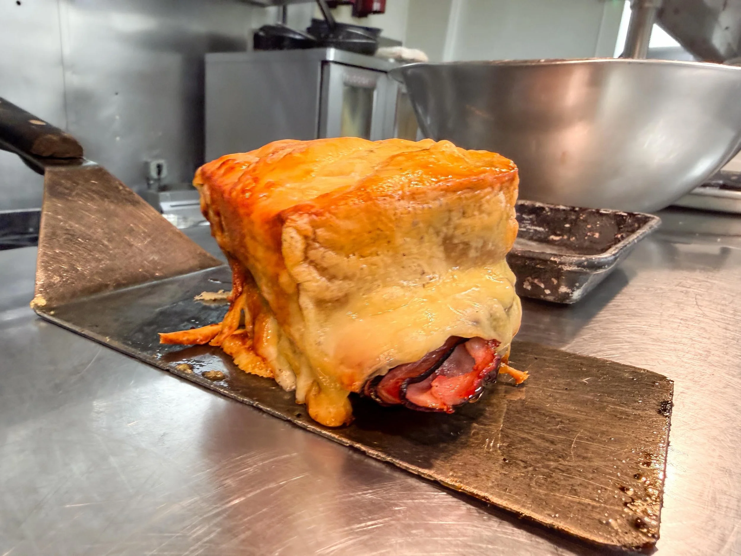 FRANCE: we&rsquo;re fancy
WORLD: ok
FRANCE: a fried ham sandwich is our national lunch
WORLD:
FRANCE: a fried ham sandwich with an egg is its wife

Lunch plans? Spend some time with this iconic French couple. 🇫🇷🥪🍳

Our Croque Monsieur and Croque 