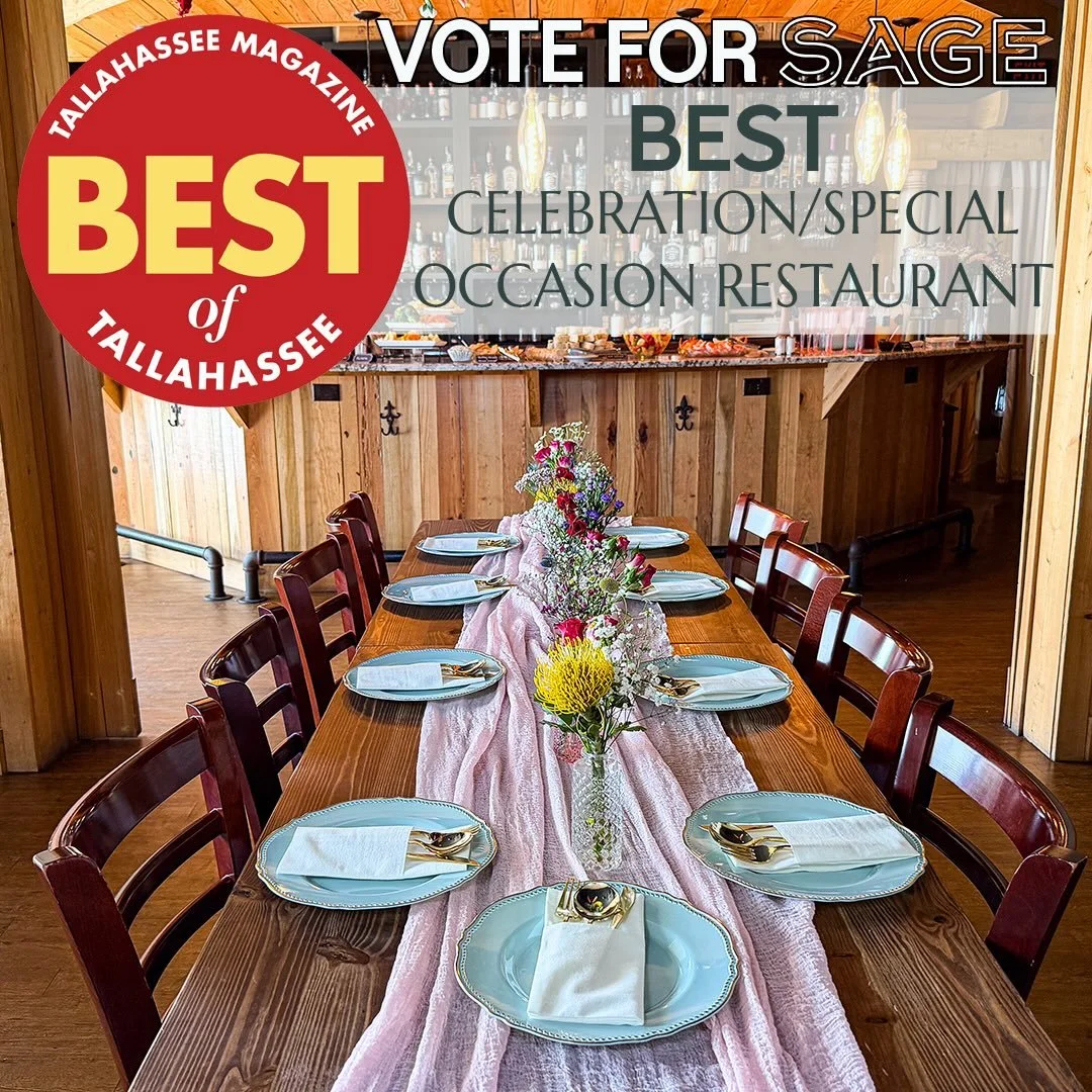 11 categories. One big deadline. Endless gratitude. &hearts;️

Voting for the 2026 Best of Tallahassee Readers Poll is officially down to the final days, and we&rsquo;d be honored if you took a moment to write in Sage before voting closes this Sunday