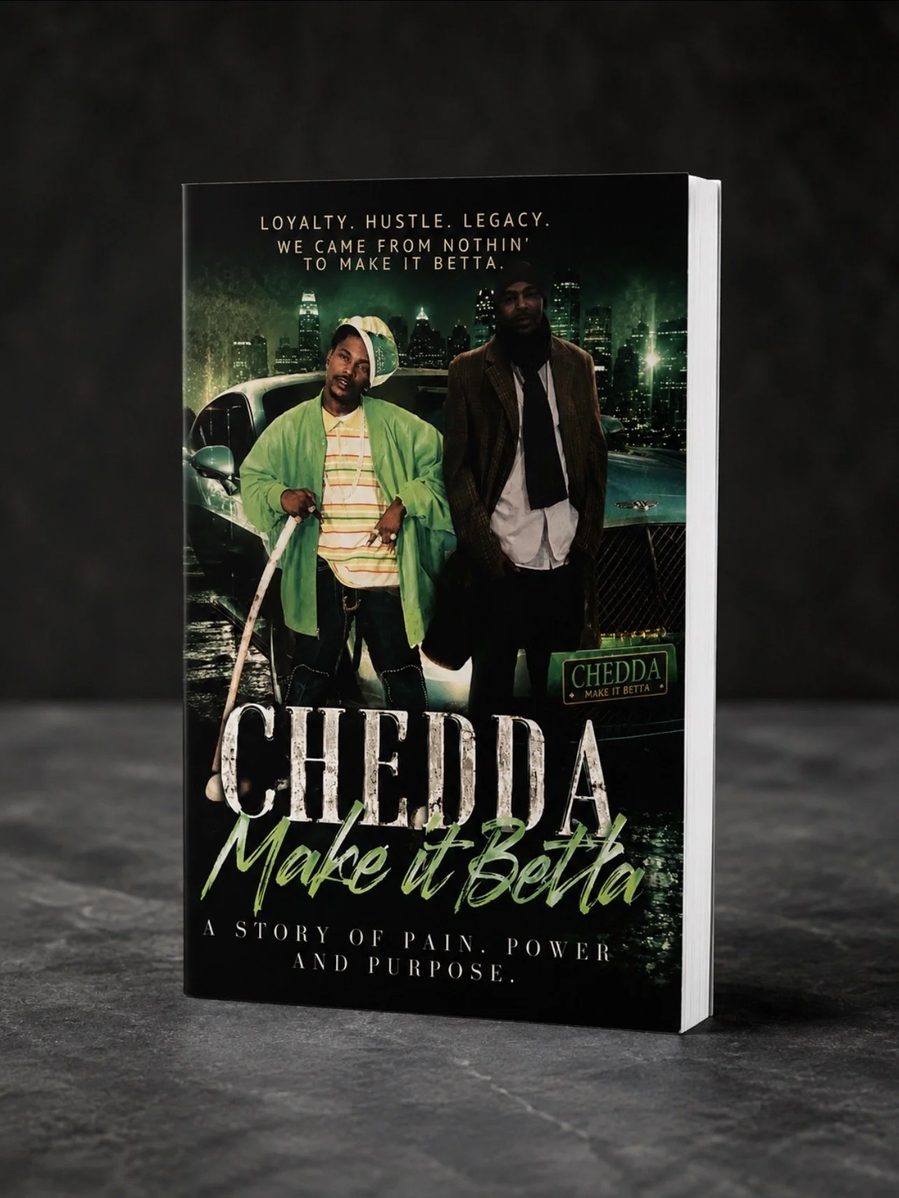 Chedda Make it Betta is an inspiring coming-of-age novel about ambition, loyalty, betrayal, and the relentless pursuit of purpose.

Sterling Sawyer has always believed he was destined for something greater. While his closest friend chases fame in the