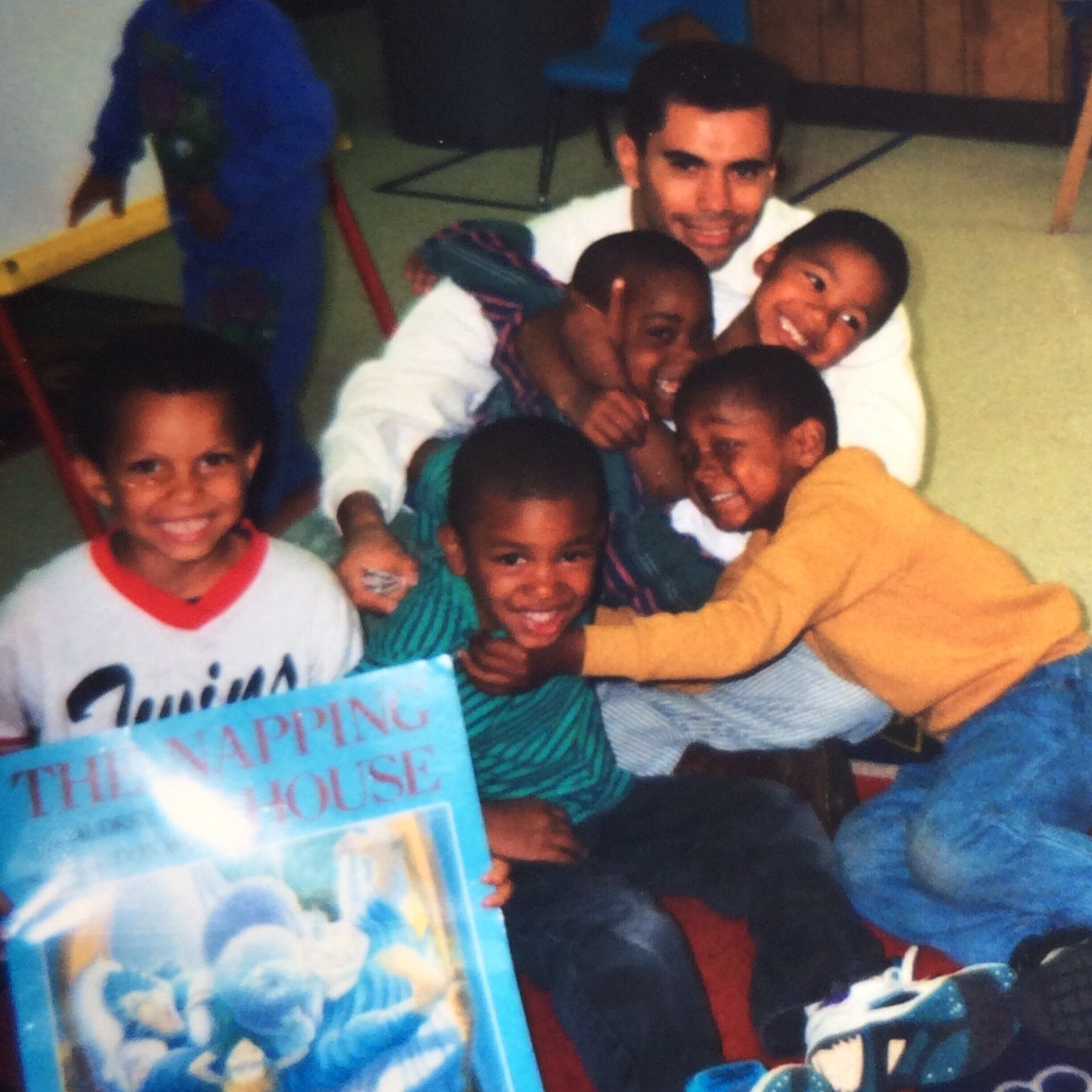  Lupe’s brother Jose seen here with group of Head Start students, including her son Joe (far right). 