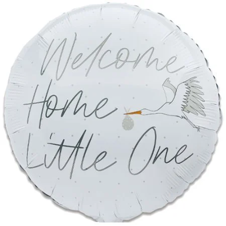 Welcome Home Little One Inflated Helium Balloon