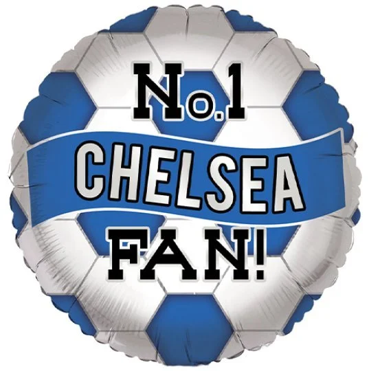 No. 1 Football Fan Chelsea Helium Inflated Balloon