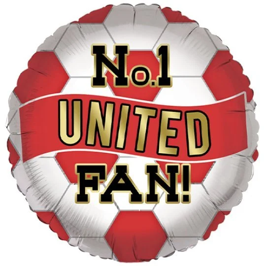 No. 1 Football Fan United Helium Inflated Balloon