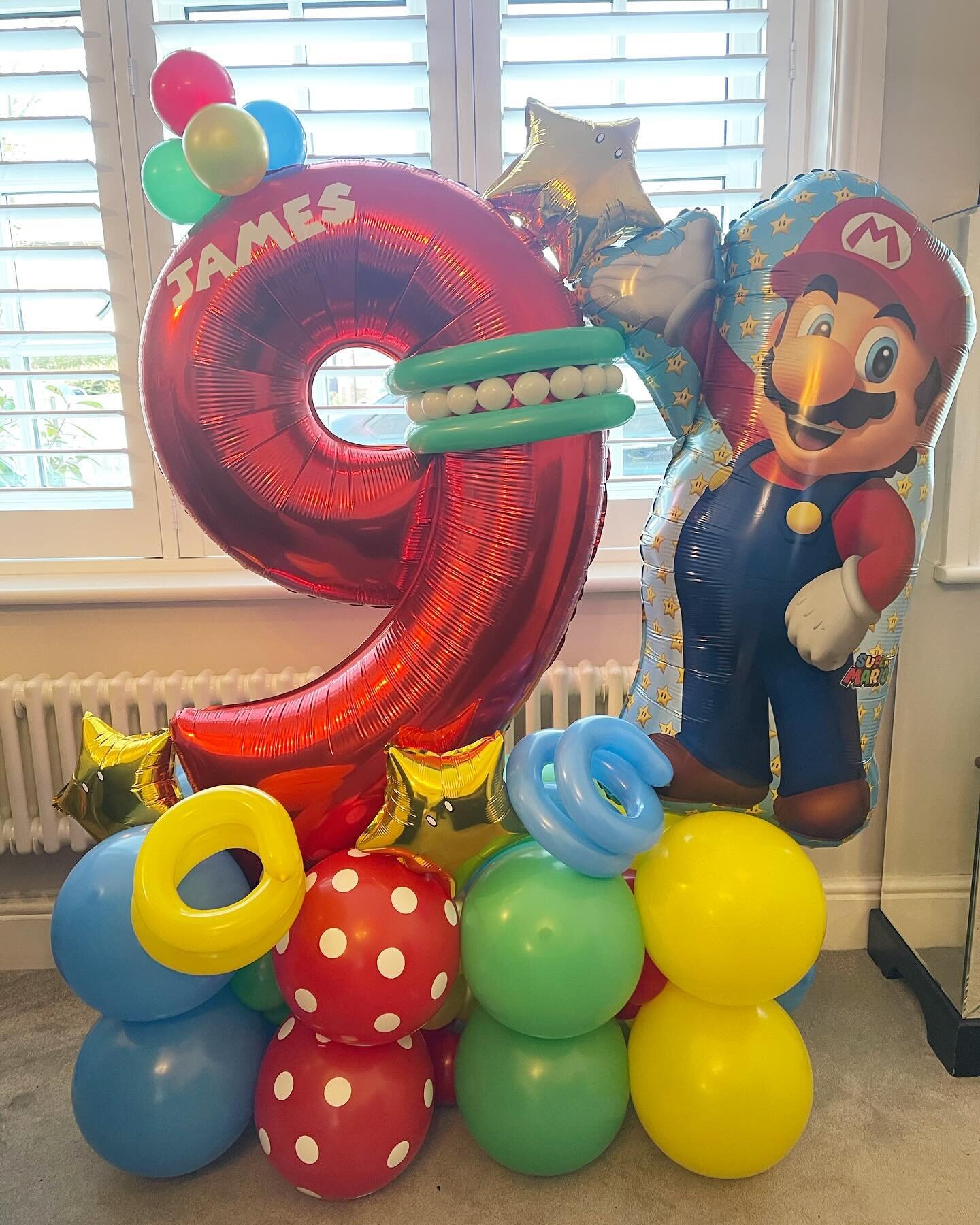 9th birthday Super Mario themed balloon stack for James 🍄⭐️

#balloonstack #balloontower #birthdayballoons #balloons #balloondecor #balloondecoration #supermario #supermariotheme #supermariobirthday #9thbirthday #farnhamballoons #balloonsfarnham #fa