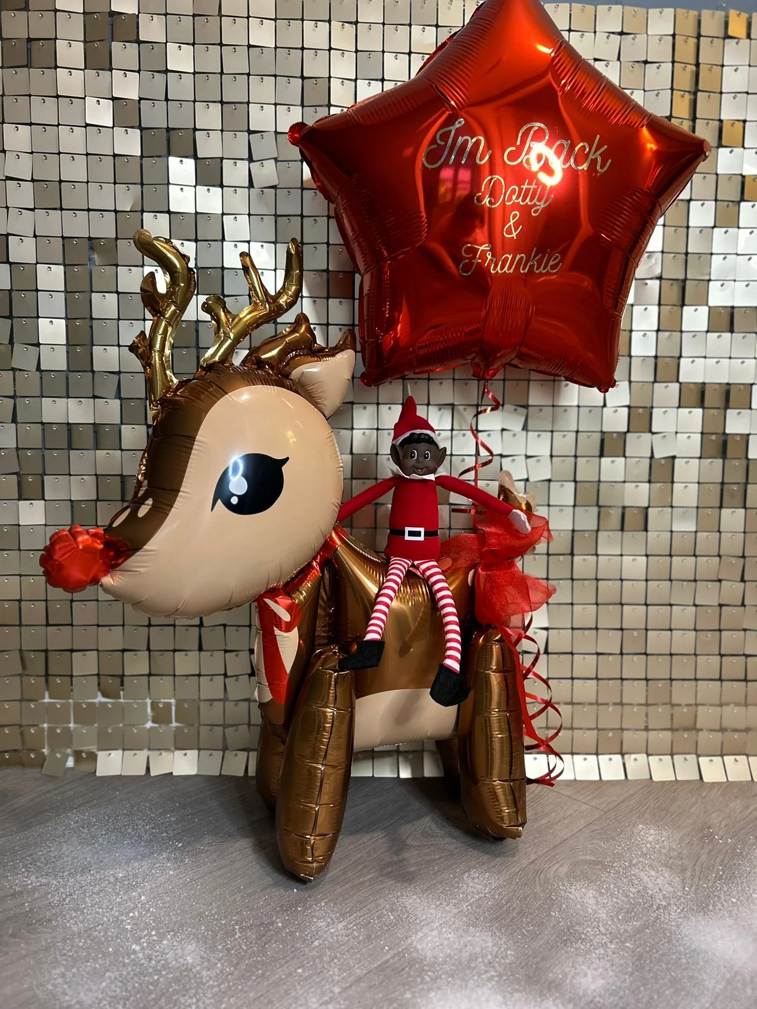 Elf Reindeer Balloons