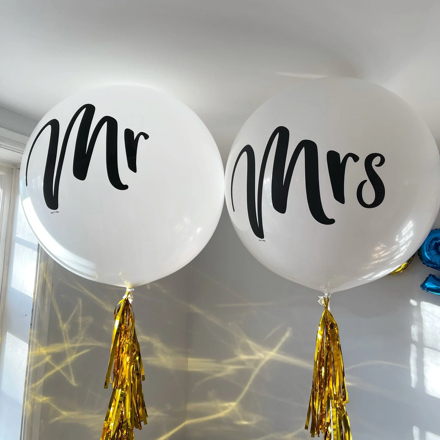 Giant 3ft Mr & Mrs Balloons