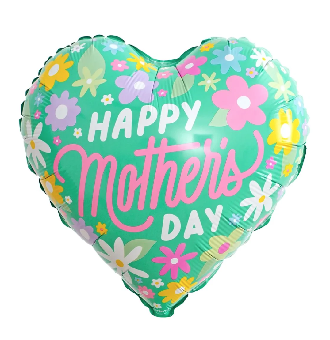 Happy Mother's Day Ditsy Floral Helium Inflated Balloon