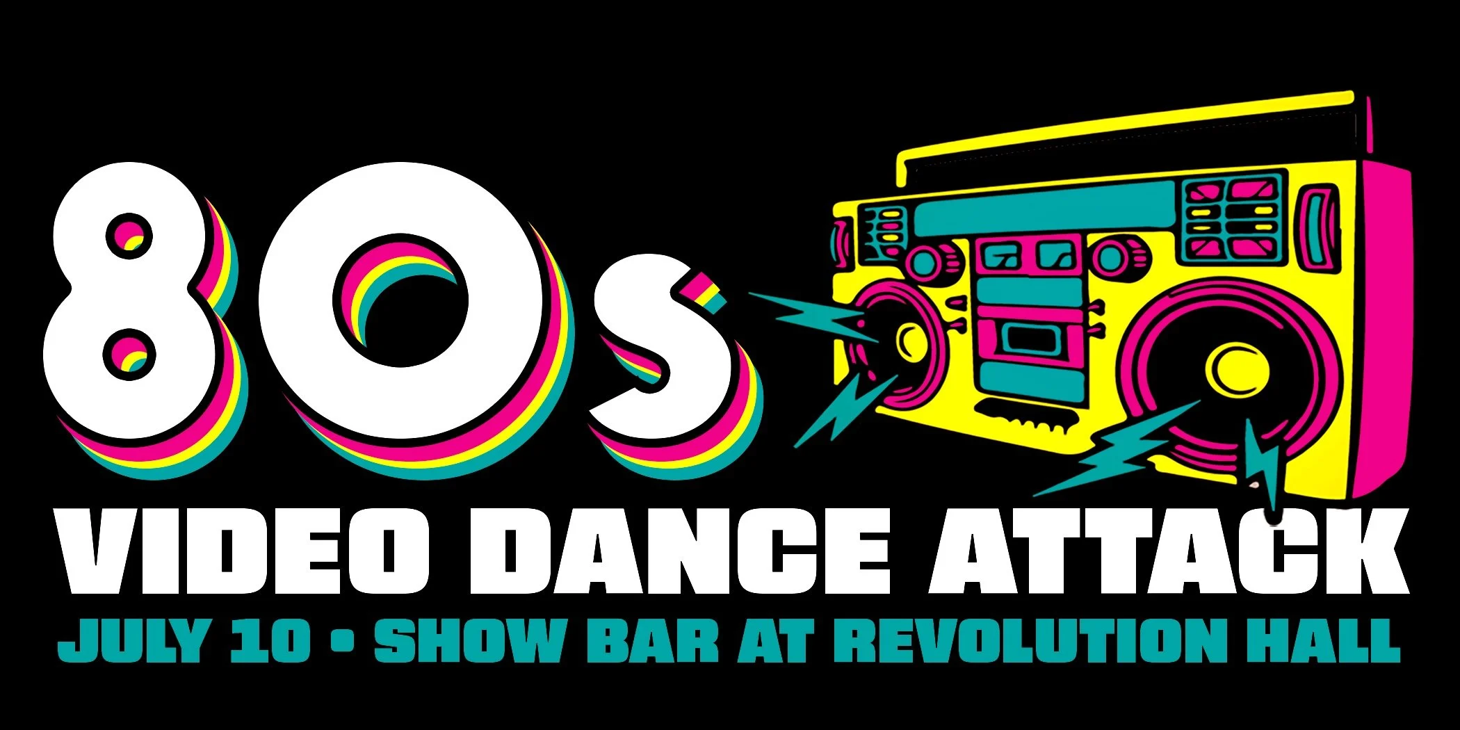 80s Video Dance Attack at Show Bar!