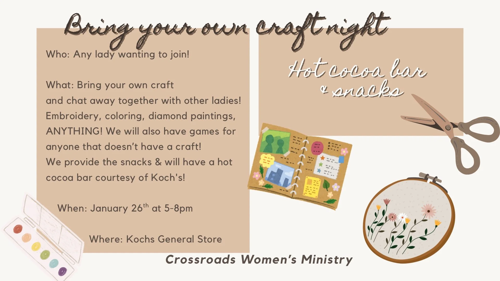  Bring Your Own Craft Night