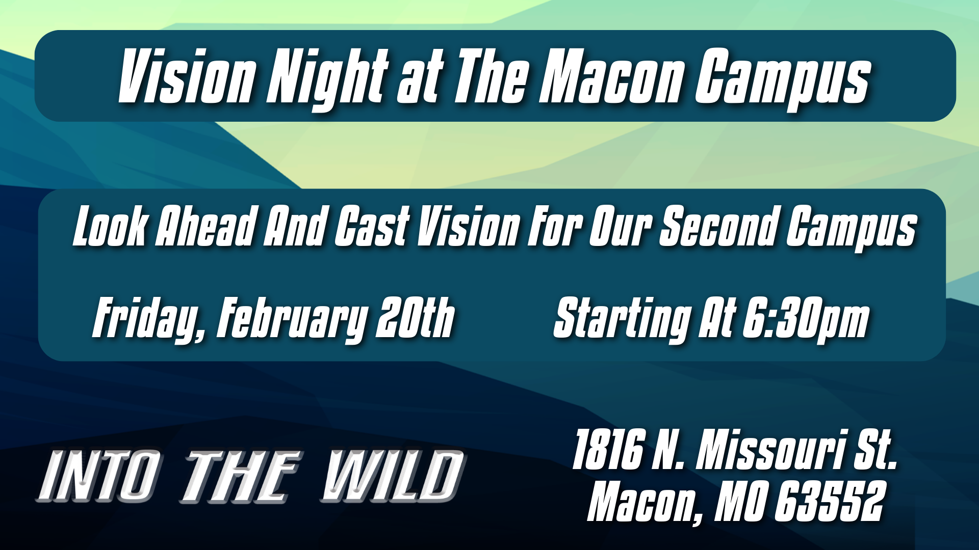 Vision Night At The MAcon Campus