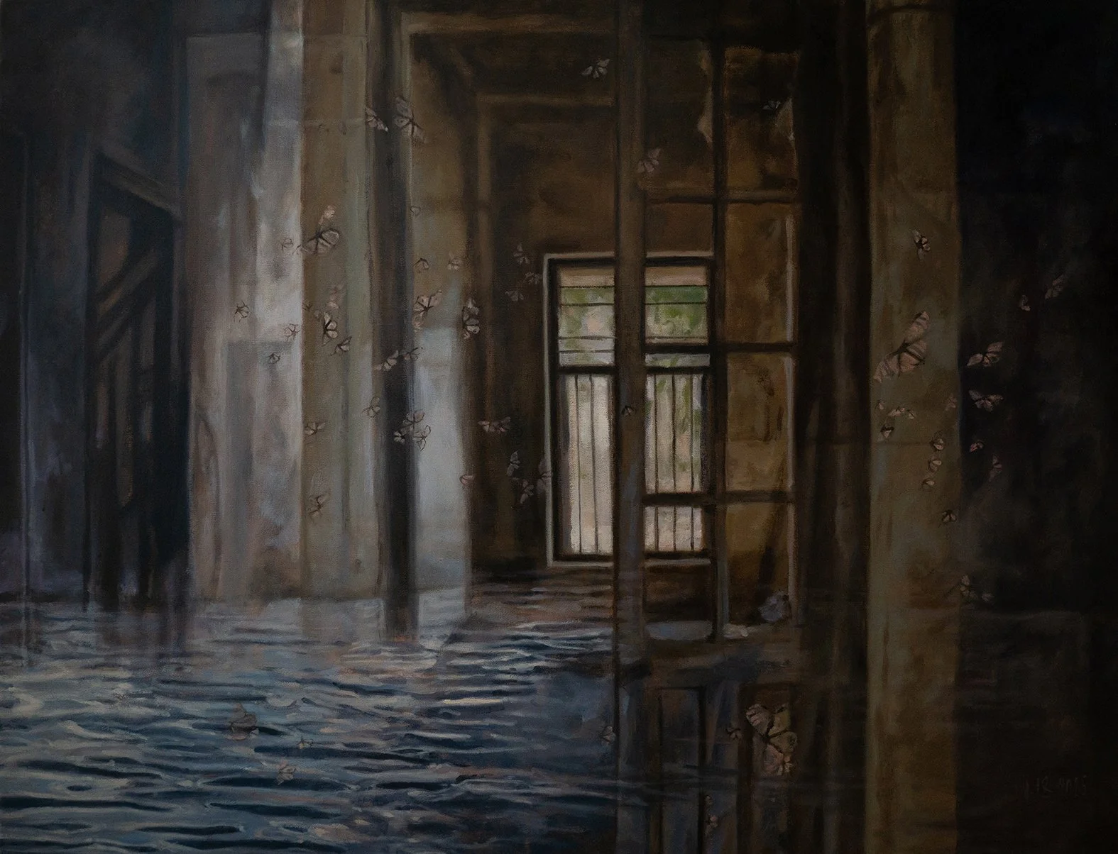here's how I was wrong / oil on linen / 85cm x 65 cm / 2025 / CHF 6'100