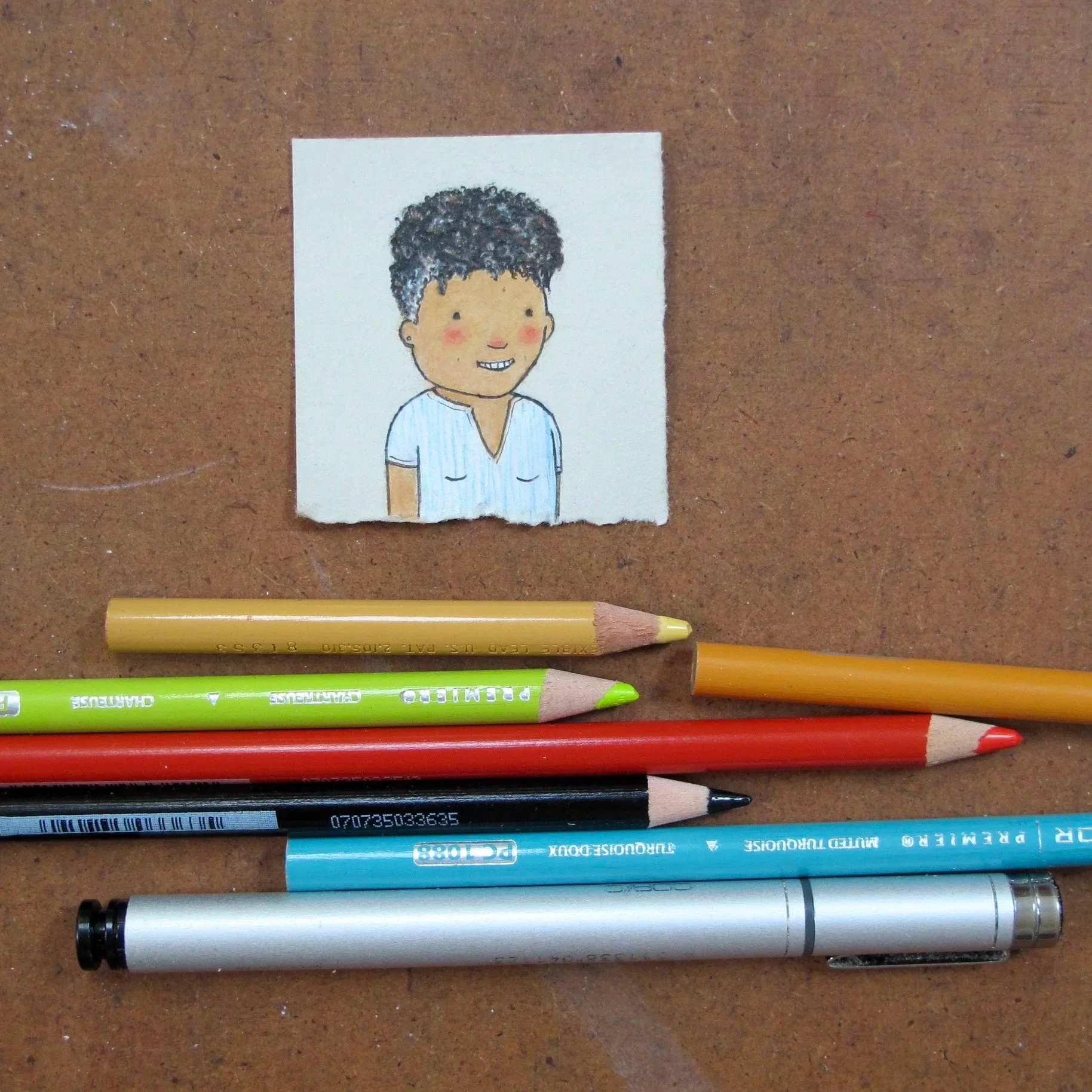 2 x 2" custom portrait