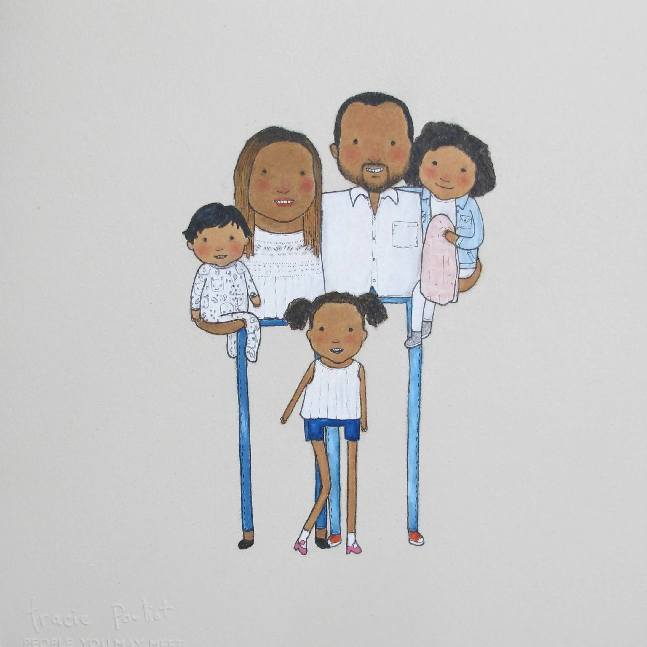 Grandparents holding grandkids