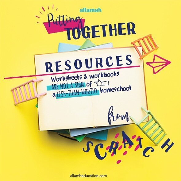 *Things Your Homeschool Doesn&rsquo;t Need*
3/ Putting Resources Together From Scratch

Worksheets and workbooks form a significant part of many of our homeschools. Your homeschool is not any less worthy because you&rsquo;re not spending your days pu