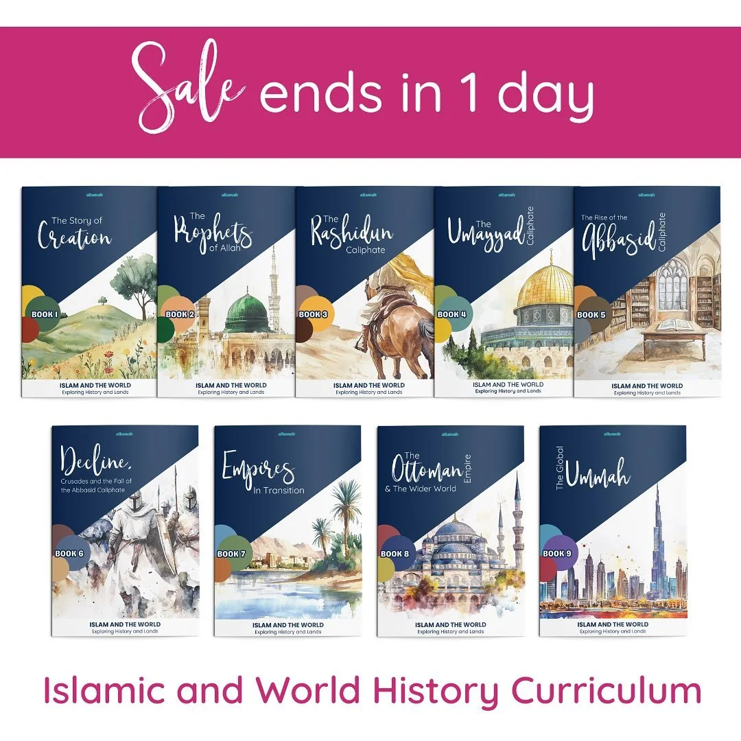 Alhamdulillah, I’m so grateful to see how many of you have purchased our brand-new Islamic and World History Curriculum. Your continued support truly means so much.
Alhamdulillah, our resources have now reached 50 countries worldwide! With the